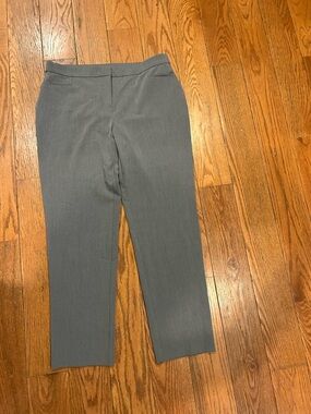 Alfani Heather Gray Dress Pants Womens 16 Elastic Waist